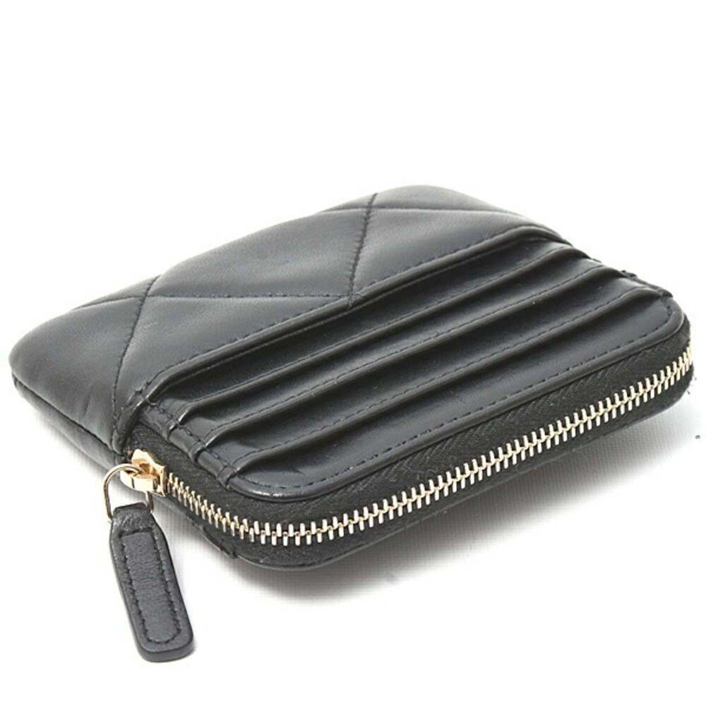 CHANEL Black Lambskin Leather Wallet - Picture 3 of 10